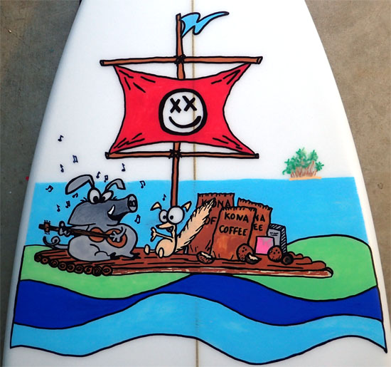 Where The Bong Tree Grows My Surfboard Art Nitro