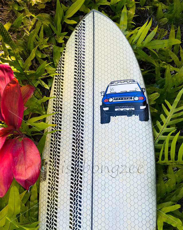 FnJDaviez My Surfboard Art