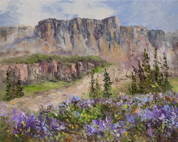 Death Shelf In Bloom Grand Tetons