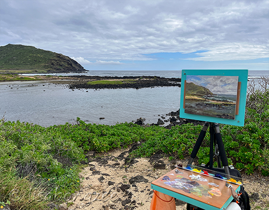 Ka Iwi coast looking towards Alan Davis