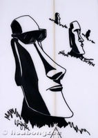 Rapa Nui My Surfboard Art EA Bandit