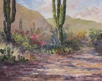 Chromatic Cactus Stroll